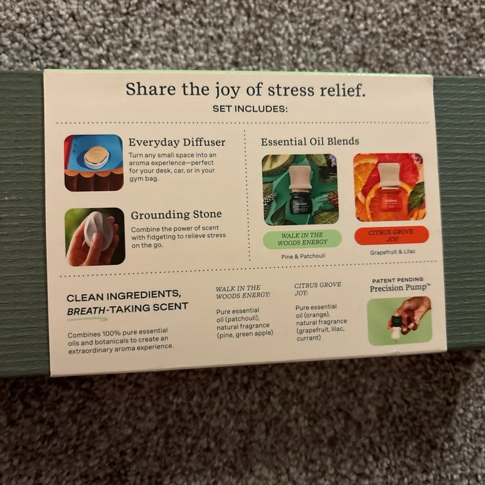 NWT Lifelines Sensory Aromatherapy Immersion Gift Set & Everyday Diffuser Set